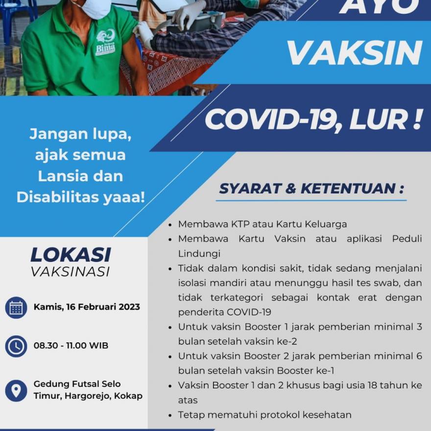 Ayo, Vaksin Covid-19 Lur